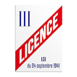 Panneau licence III