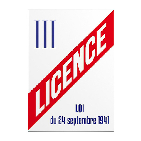 Panneau licence III