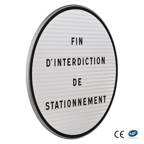 Panneau B39 - Fin d'interdiction diverse