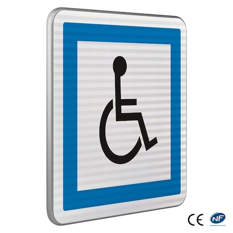 Panneau CE14 - Installations accessibles aux personnes handicapées