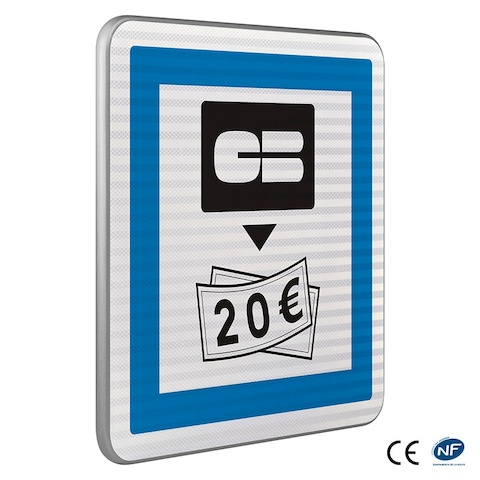 Panneau CE25 - Distributeur de billets de banque