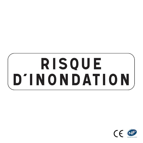 Panonceau M9z - Risque d'inondation