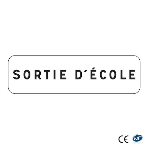 Panonceau M9z - Sortie d'école