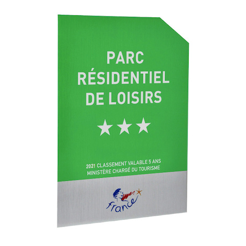 Panonceau Parc résidentiel de loisirs - 3 étoiles