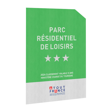 Panonceau Parc résidentiel de loisirs - 3 étoiles