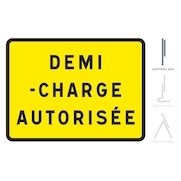 Panneau KC1 - Demi-charge autorisée