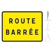 Panneau KC1 - Route barrée