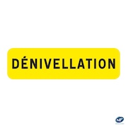 Panonceau KM9 - Dénivelation