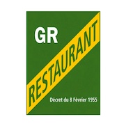 Panneau licence Grand restaurant