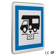 Panneau CE24 - Station de vidange pour caravanes, autocaravanes et cars