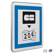 Panneau CE25 - Distributeur de billets de banque