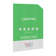 Panonceau Camping loisirs - 5 étoiles