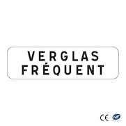 Panonceau M9z - Verglas fréquent