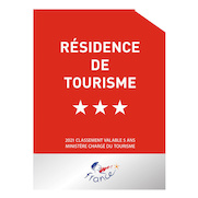 Panonceau Résidence de tourisme - 3 étoiles