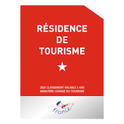 Panonceau Résidence de tourisme - 1 étoile