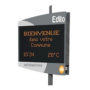 Panneau électronique d'information - Edito