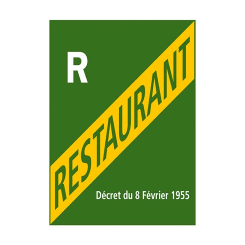 Panneau licence Restaurant