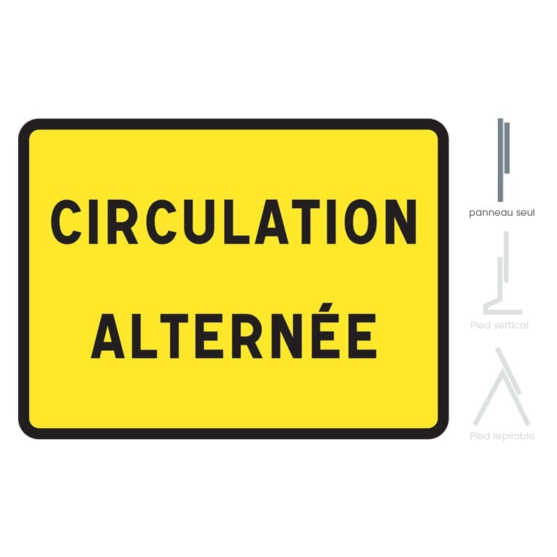 Panneau KC1 - Circulation alternée