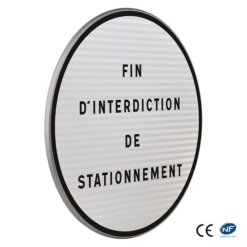 Panneau B39 - Fin d'interdiction diverse