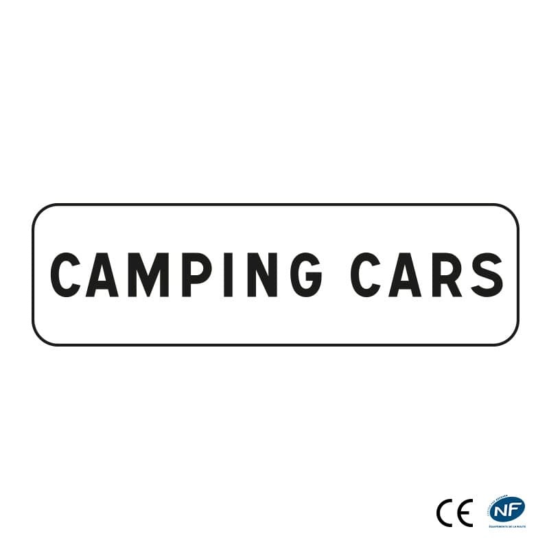 Panonceau M4E3 - Camping cars