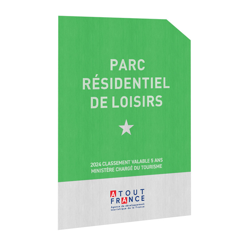 Panonceau Parc résidentiel de loisirs - 1 étoile