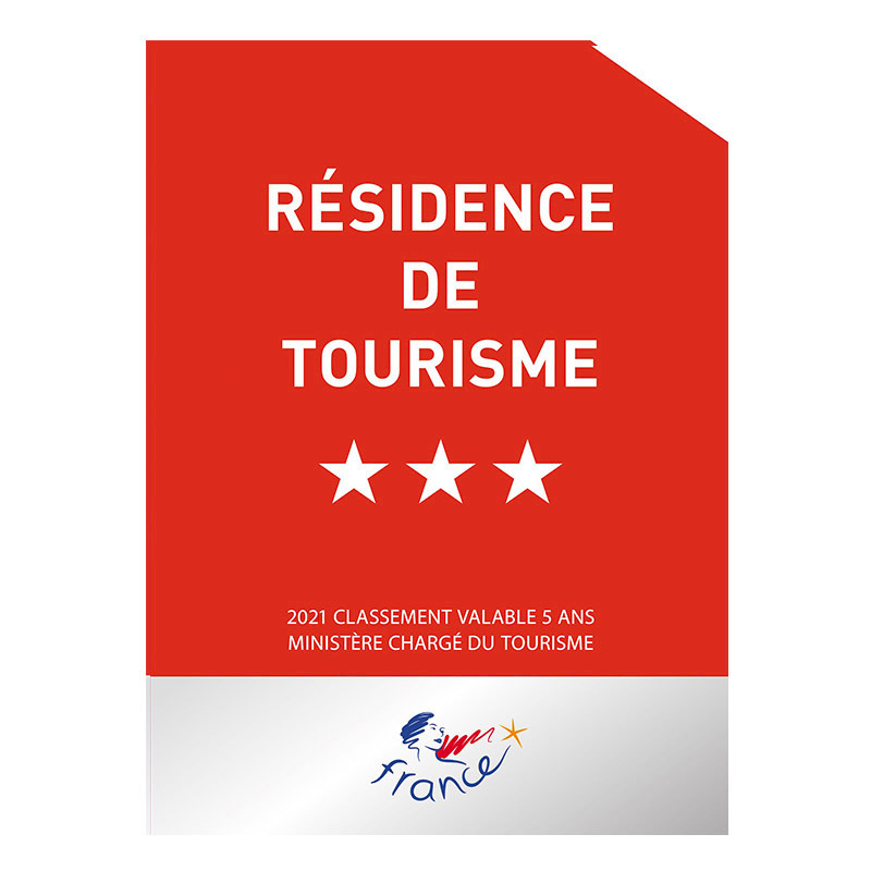 Panonceau Résidence de tourisme - 3 étoiles