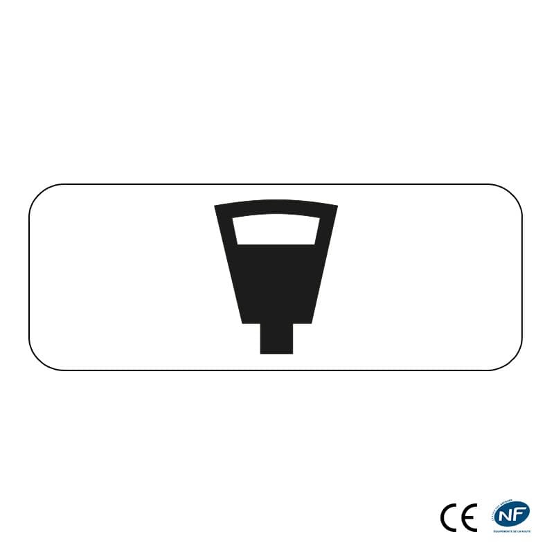 Panonceau M6D1 - Stationnement payant avec parcmètre